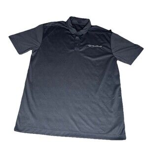 Port Authority Polo Shirt Mens‎ Large Gray WestRock Logo K542 Performance